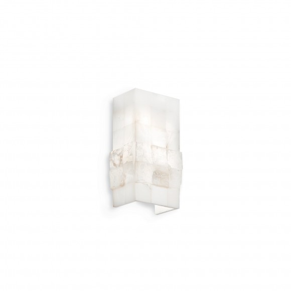 Ideal Lux 015125 nástěnné svítidlo Stones 1x60W|E27 - alabastr