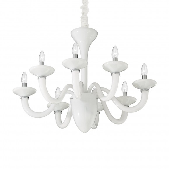 Ideal Lux 019390 závěsné stropní svítidlo White Lady 8x40W|E14