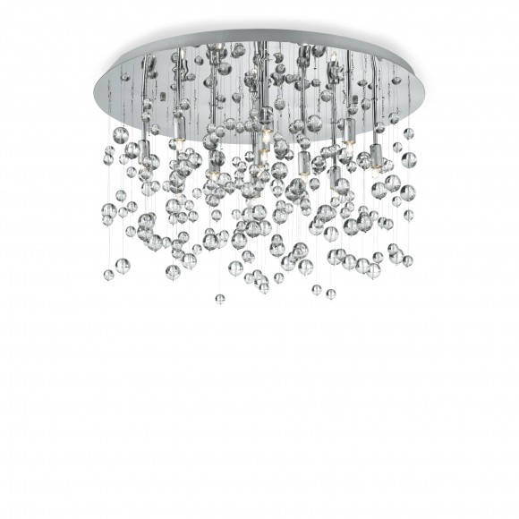 Ideal Lux 022222 přisazené stropní svítidlo Neve 8x40W | G9 - chrom