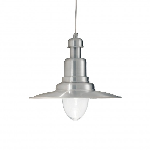 Ideal Lux 022819 závěsné stropní svítidlo Fiordi Big Alluminio 1x60W|E27 - stříbrné