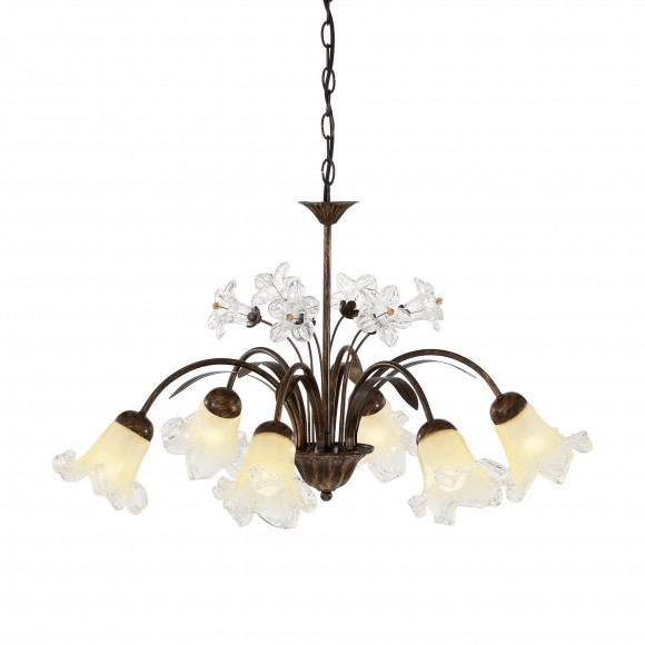 Ideal Lux 024486 závěsné stropní svítidlo Tirol 6x40W|E14