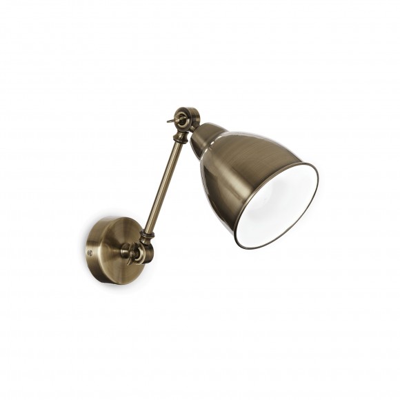 Ideal Lux 027876 nástěnné svítidlo Newton Brunito 1x60E|E27 - bronz