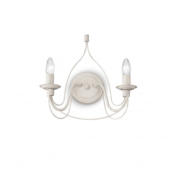 Ideal Lux 028460 nástěnné svítidlo Corte Bianco 2x40W|E14 - bílé