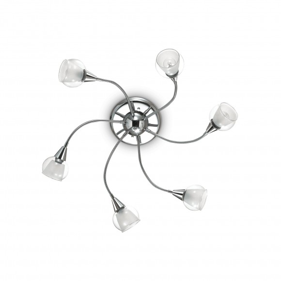 Ideal Lux 028699 přisazené stropní svítidlo Tender 6x40W|E14 - čirá