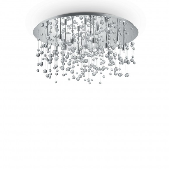 Ideal Lux 030784 přisazené stropní svítidlo Neve 15x40W | G9 - chrom