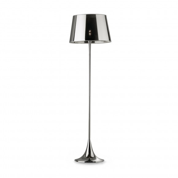Ideal Lux 032382 stojací lampa London 1x60W|E27 - chrom