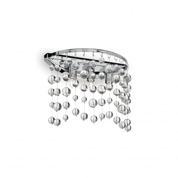 Ideal Lux 033938 nástěnné svítidlo Neve Cromo 3x40W|G9 - chrom