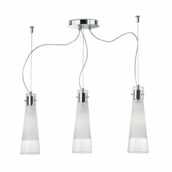 Ideal Lux 033952 závěsné stropní svítidlo Kuky Clear 3x40W|E27 - čirá