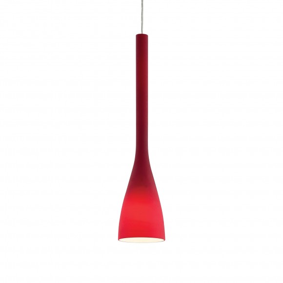 Ideal Lux 035673 závěsné stropní svítidlo Flut Big Rosso 1x60W|E27 - červené