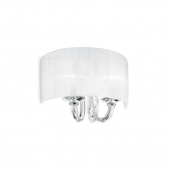 Ideal Lux 035864 nástěnné svítidlo Swan 2x40W|E14 - bílé