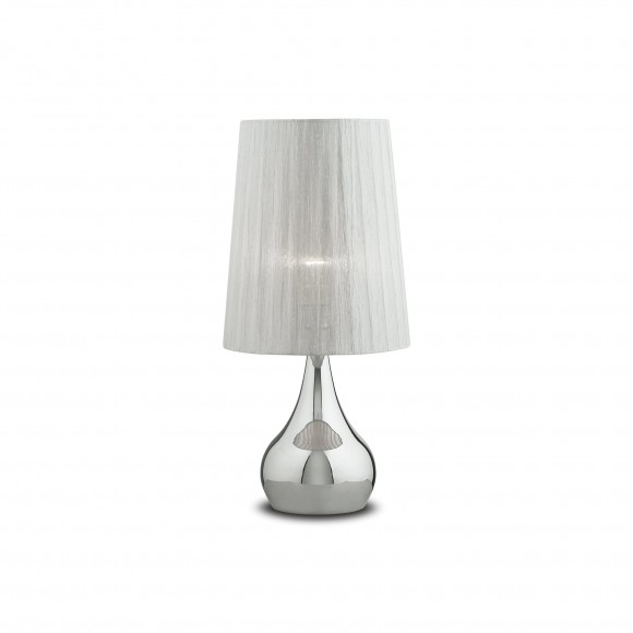 Ideal Lux 036007 stolní lampička Eternity Big 1x60W | E14 - stříbrná