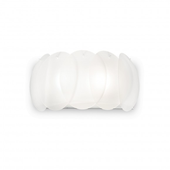 Ideal Lux 038025 nástěnné svítidlo Ovalino Bianco 2x60W|E27 - bílé