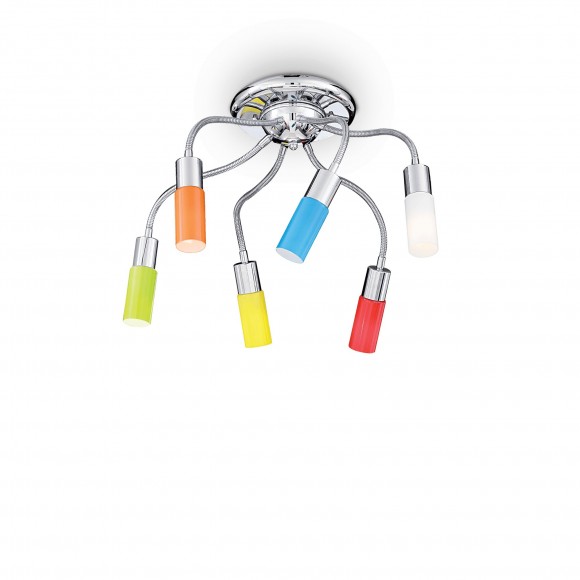 Ideal Lux 044538 dětské stropní svítidlo Ecoflex 6x40W|E14