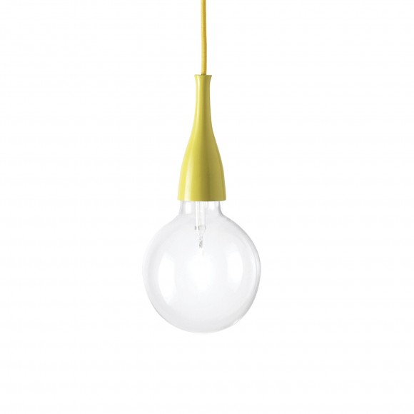 Ideal Lux 063621 závěsné stropní svítidlo Minimal Giallo 1x70W|E27 - žluté