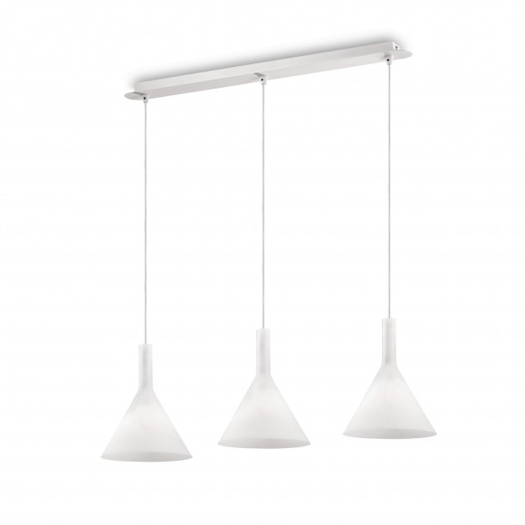 Ideal Lux 074245 závěsné stropní svítidlo Coctail Small Bianco 3x40W|E14 - bílé