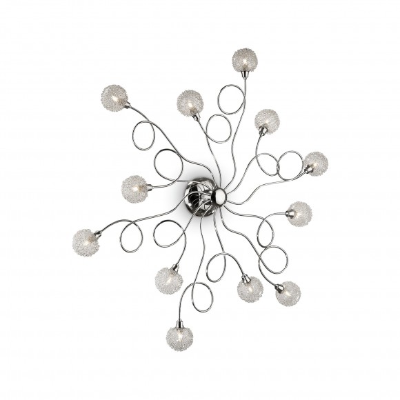 Ideal Lux 074641 přisazené stropní svítidlo Pon Pon 12x40W|G9 - chrom