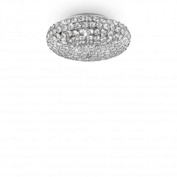 Ideal Lux 075419 přisazené stropní svítidlo King 5x40W|G9 - chrom