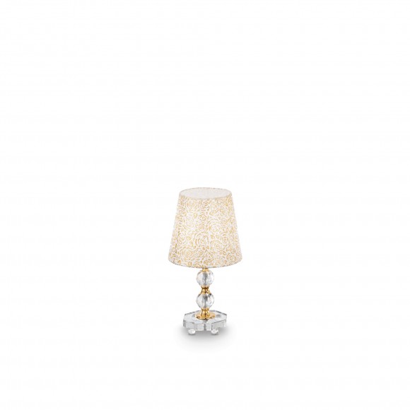 Ideal Lux 077734 stolní lampička Queen Small 1x60W|E27 - zlatá