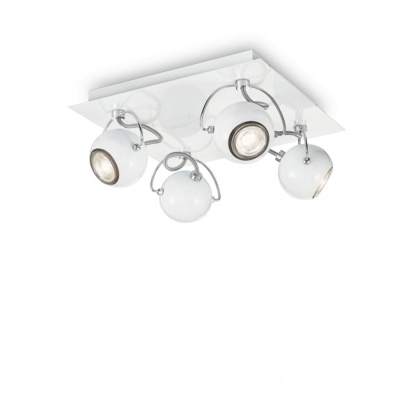 Ideal Lux 077918 stropní bodové svítidlo Lunare Bianco 4x28W|GU10 - bílé