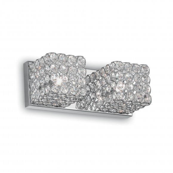 Ideal Lux 080857 nástěnné svítidlo Admiral 2x40W | G9 - křišťál