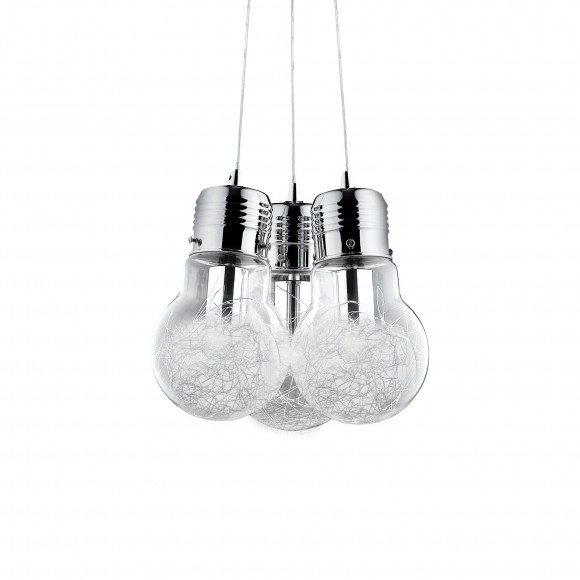 Ideal Lux 081762 závěsné stropní svítidlo Luce 3x60W|E27 - čirá