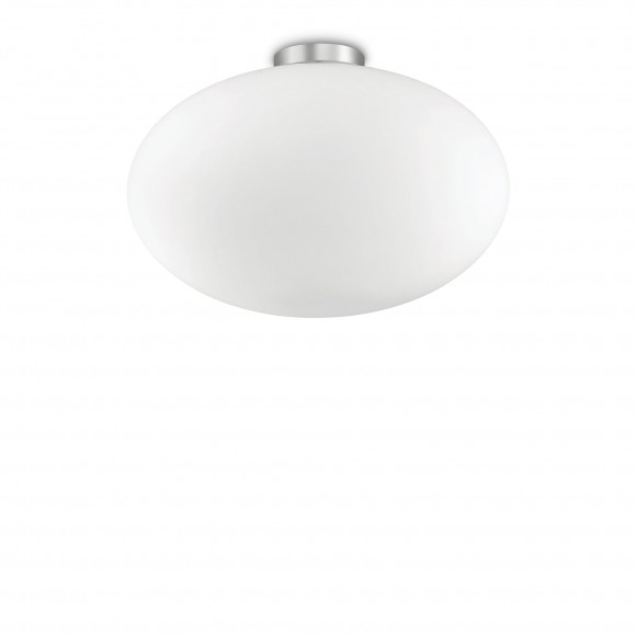Ideal Lux 086781 přisazené stropní svítidlo Candy 1x60W|E27 - bílé