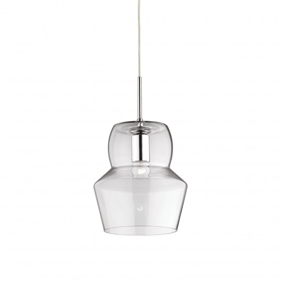 Ideal Lux 088921 závěsné stropní svítidlo Zeno Big Transparente 1x60W|E27 - čirá