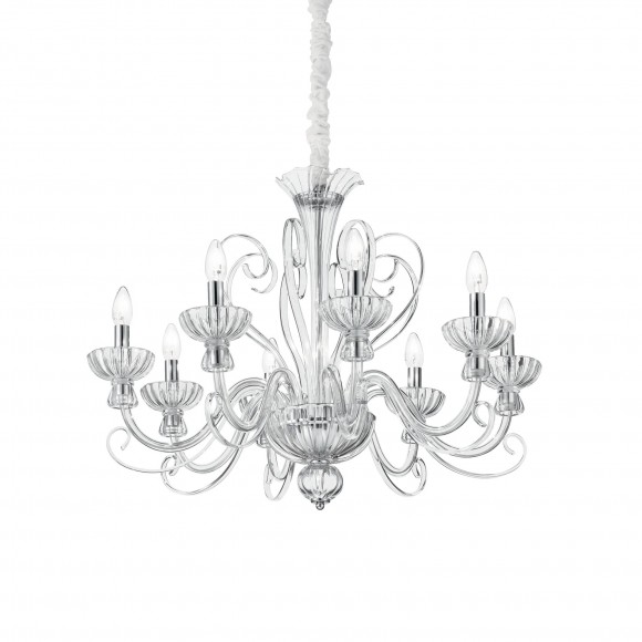 Ideal Lux 090269 závěsné stropní svítidlo Alexander 8x40W | E14 - chrom