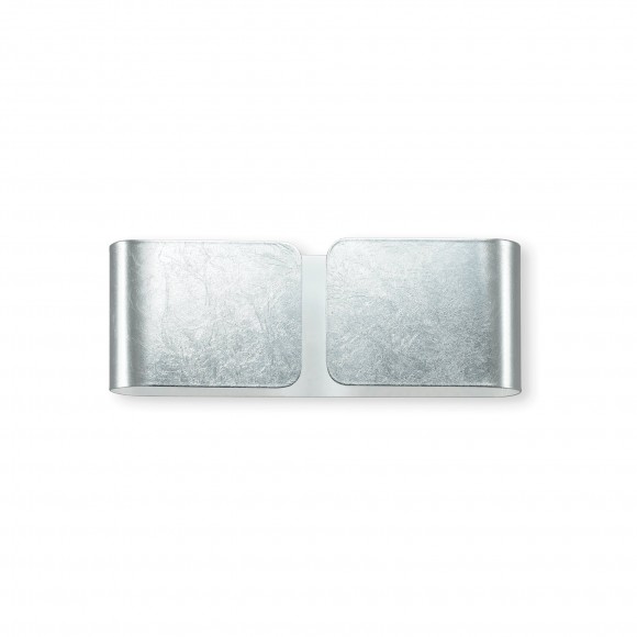 Ideal Lux 091136 nástěnné svítidlo Clip Mini Argento 2x40W|G9 - stříbrné