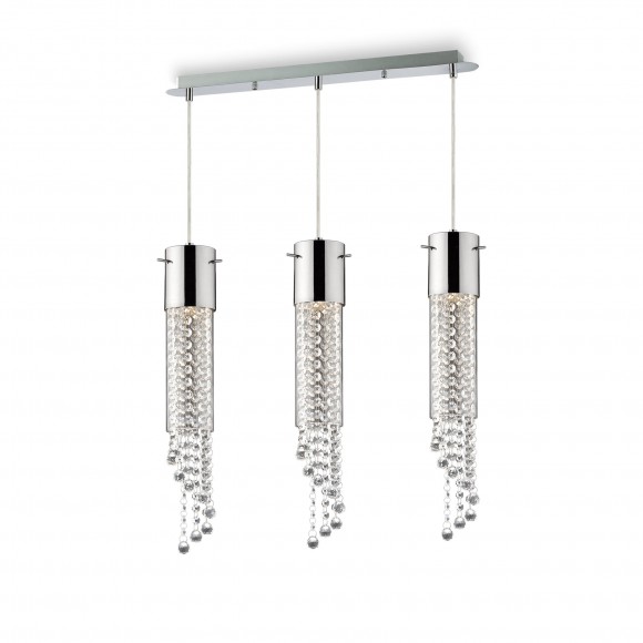 Ideal Lux 091143 závěsné stropní svítidlo Gocce 3x28W|GU10 - křišťál