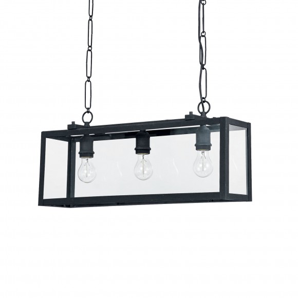 Ideal Lux 092881 závěsné stropní svítidlo Igor 3x60W|E27 - černé