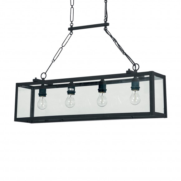 Ideal Lux 092942 závěsné stropní svítidlo Igor 4x60W|E27 - černá