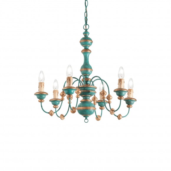 Ideal Lux 093550 závěsné stropní svítidlo Pisa 6x40W|E14