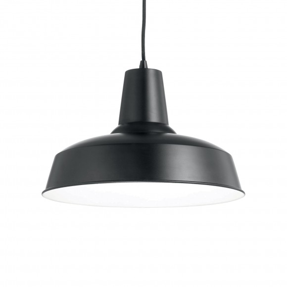 Ideal Lux 093659 závěsné stropní svítidlo Moby Nero 1x60W|E27 - černé