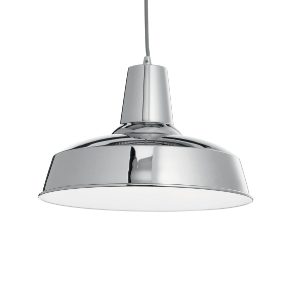 Ideal Lux 093680 závěsné stropní svítidlo Moby Cromo 1x60W|E27 - chrom