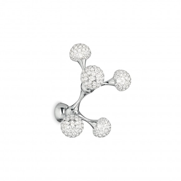 Ideal Lux 098043 přisazené stropní svítidlo Nodi Crystal 5x40W|G9 - křišťál