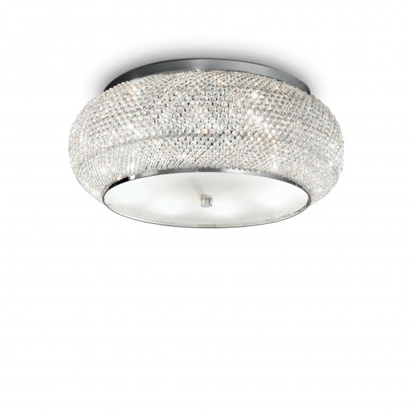 Ideal Lux 100746 přisazené stropní svítidlo Pasha 10x40W|E14 - chrom