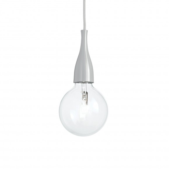 Ideal Lux 101118 závěsné stropní svítidlo Minimal Grigio 1x70W|E27