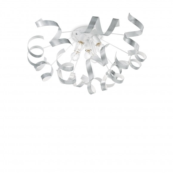 Ideal Lux 101590 přisazené stropní svítidlo Wortex Argento 5x40W|E14
