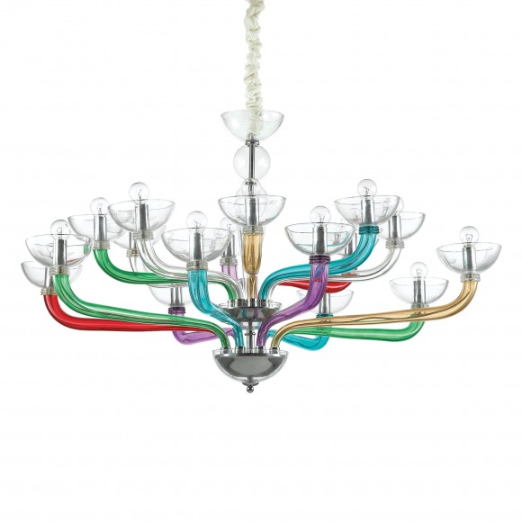 Ideal Lux 104812 závěsné stropní svítidlo Casanova Color 16x40W|E14