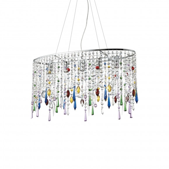 Ideal Lux 105277 závěsné stropní svítidlo Rain Color 5x40W|E14