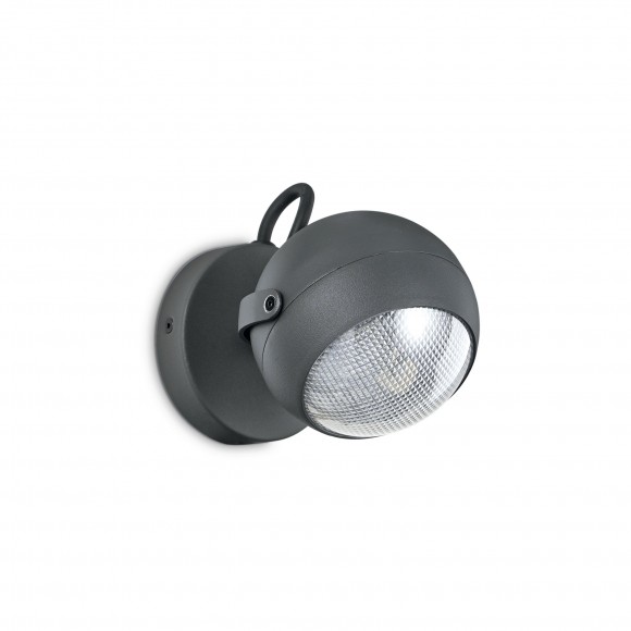 Ideal Lux 108353 venkovní nástěnné reflektorové svítidlo Zenith Antracite 1x11W|GU10|IP44 - antracit