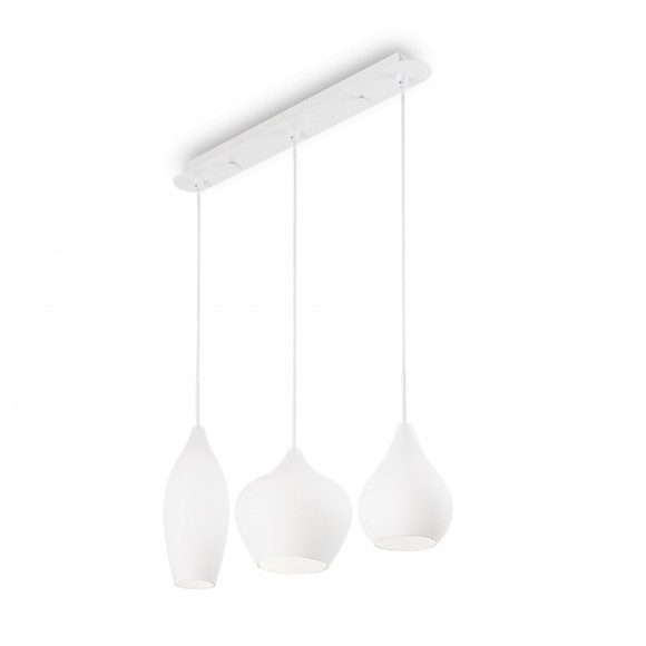 Ideal Lux 111858 závěsné stropní svítidlo Soft Bianco 3x40W|E14 - bílé