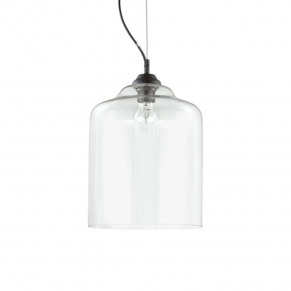Ideal Lux 112305 závěsné stropní svítidlo Bistro Square 1x60W|E27 - čirá