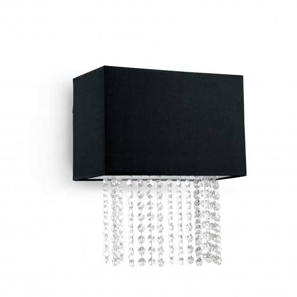 Ideal Lux 113715 nástěnné svítidlo Phoenix 2x40Wx124E14 - černé