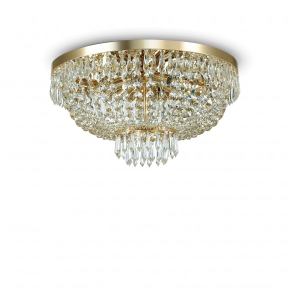 Ideal Lux 114682 přisazené stropní svítidlo Caesar Oro 6x40W|G9 - zlatá