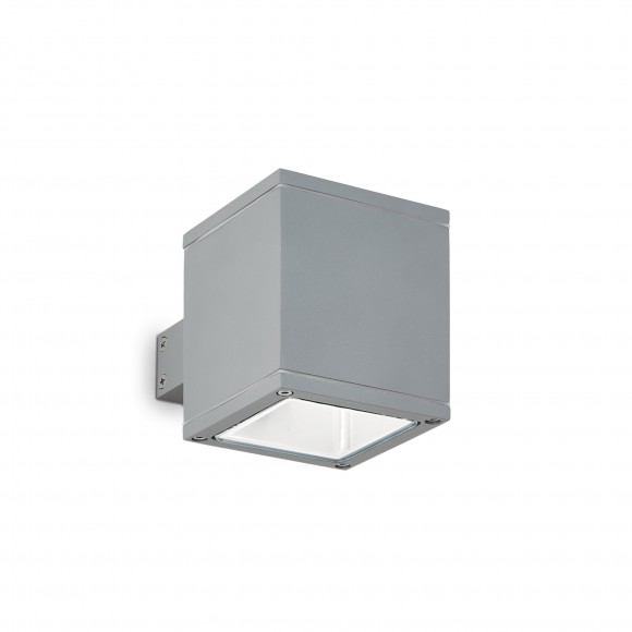Ideal Lux 118666 venkovní nástěnné svítidlo Snif Square Grigio 1x40W|G9|IP44 - šedé