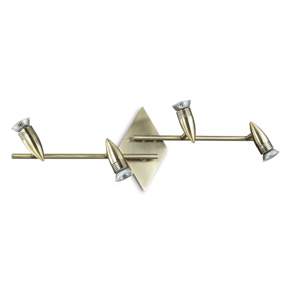 Ideal Lux 119830 přisazené stropní bodové svítidlo Alfa 4x50W|GU10 - bronzové