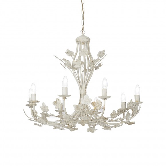 Ideal Lux 121574 závěsné stropní svítidlo Champagne 8x40W|E14