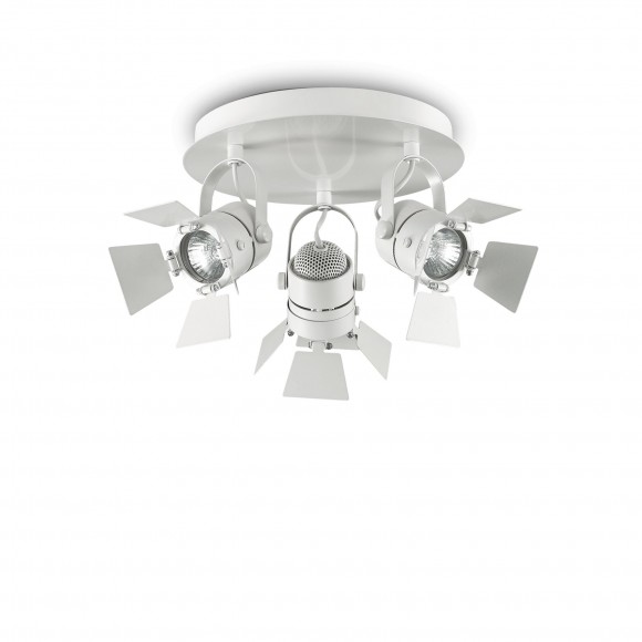 Ideal Lux 122267 přisazené bodové stropní svítidlo Ciak 3x50W|GU10 - bílé